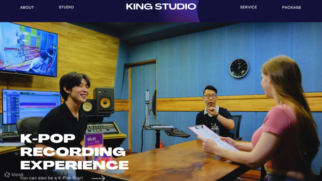 K-Pop Dreams Come True: Record Your Mini-Album at KING STUDIO in Seoul! – ₩150,000 - K stay